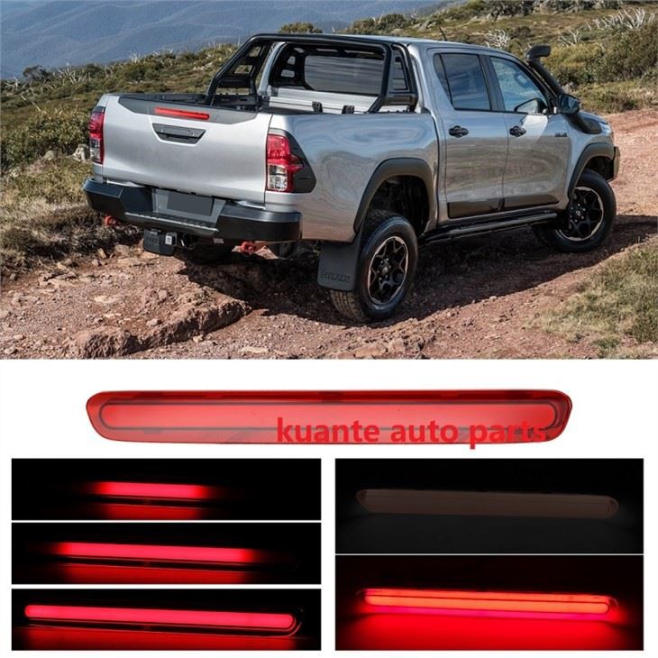 Fanal tad-Dawl tal-Brejk Led Pożizzjoni Għolja Led Ġdid Fit-Tielet Stop tal-Brejk Dawl Waħħal Għal Toyota Hilux Revo Pickup 2018-2020