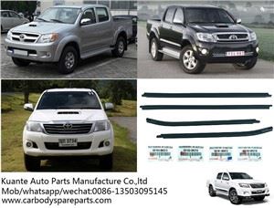 Waterproof Door Window Weatherstrip Kit Sostituzzjoni għal Toyota Hilux 2006