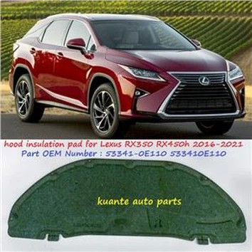 Kuxxinett tal-insulazzjoni tal-barnuża tal-karozza għal Lexus RX350 2016-2021 53341-0E110