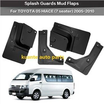 Tajers tal-Gomma tal-Karozza Splash Guard Toyota Hiace Mud Flaps
