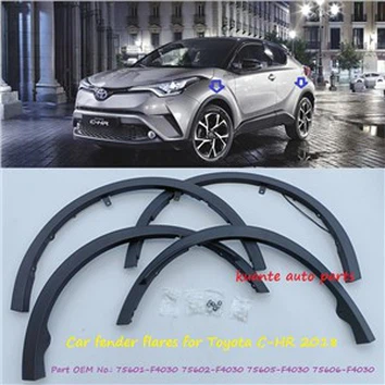 Tlesti Fender Flares Għal Toyota CHR 2018 75601-F4030 75602-F4030 75605-F4030 75606-F4030